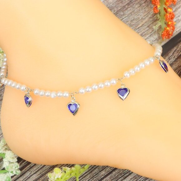 "Elegant Handmade Anklet – Delicate Jewelry for Women, MAR091409 - Picture 1 of 10